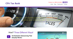 Desktop Screenshot of cpataxbank.com